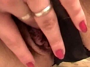 italian wife teases with homemade webcam blowjob while hubby watches her natural tits bounce