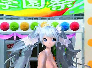 Hatsune Miku, show off those big tits and ass nude! 💖