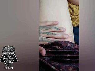 i love caressing this huge cock