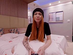 Tura's qrozne casting ride bent over big cock