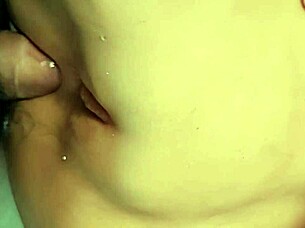 keep pounding that shaved fuck doll ass double penetration style