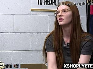 hey security guard, flirt and fuck me out of shoplifting trouble?