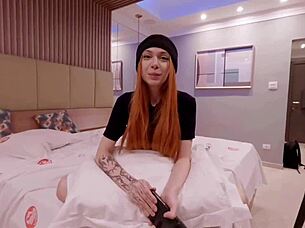 Tura's qrozne casting ride bent over big cock