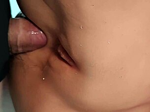 keep pounding that shaved fuck doll ass double penetration style