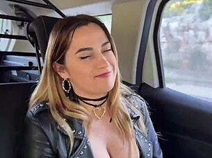 marta belle, blonde milf, cums hard on two cocks