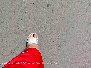 glasses milf sneaks back for hardcore pounding and double cumshots