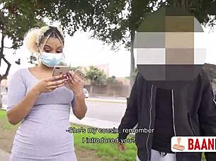 Cheating girlfriend caught public by youtuber fucked hard by bandida outdoors