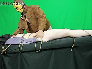 Scarlett Johnson gags deepthroat on Jason Vorhees' cock before pussy pounding