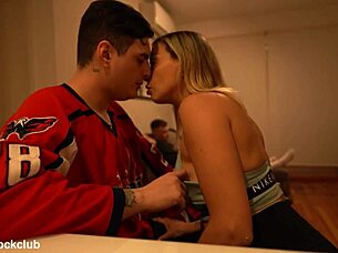 Hey Cofla24cm destroys Sol Peterson's big tits in doggy ride