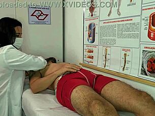 Patient, your erection has nurse so wet, wanna lick my pussy?