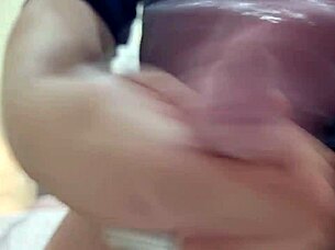 she opens wide sucking hard cock to explosive finish