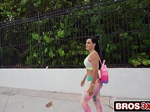 athletic latina dancer fucks stranger for cash