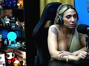 bruna lambertini grinds naked on ruan's rising cock!