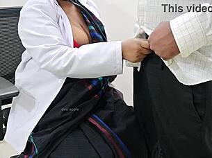 indian doctor seduces patient for intense hospital sex session