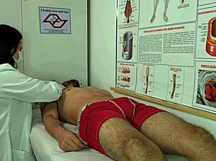 Patient, your erection has nurse so wet, wanna lick my pussy?