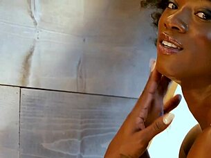 ana foxxx strips slow then gets clothes ripped off in hot jerk off tease