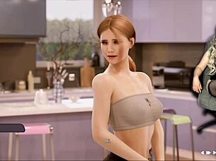ms denvers ep 66... just stockings for this naughty outdoor cosplay fuck?