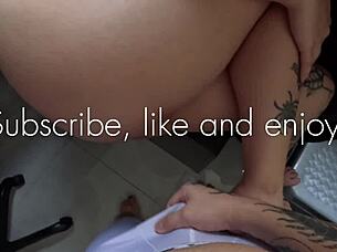 curvy secretary bent over desk for creampie pounding