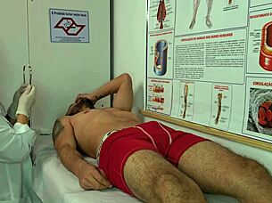 Patient, your erection has nurse so wet, wanna lick my pussy?