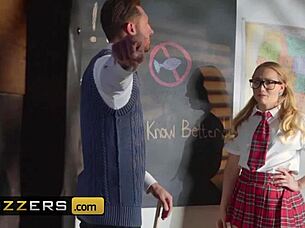 Aj applegate's big wet ass pounded hard in uniform anal