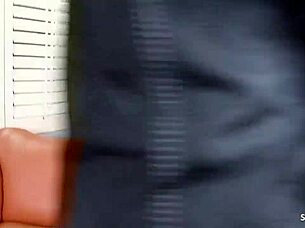 HUGE NATURAL TITS MILF AND HUBBY TRICK SKINNY BABE INTO FFM THREESOME