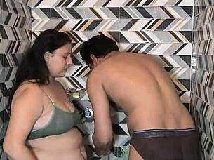 Bathroom Cum Mouth Frenzy!