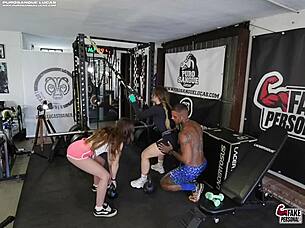 Gym orgy with ada paradiso deianira turns hardcore fast