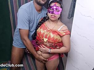 indian bride's wild wedding night doggystyle pound with hot hindi moans 🔥💦