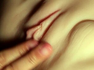 Practicing intense gouging fingering feels so good