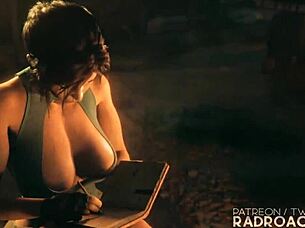 Lara Futanari Gets Hardcore Guts Rocked by Intense Anal Pounding