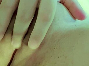 petite latina teen fingers her tight wet pussy lips till she quivers softly