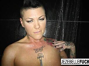 Jezebelle Bond's Shower Masturbation Explodes in Ecstasy!
