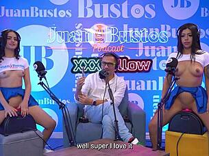 hot latina babes ride sybian fuck machine in sexy casting interview