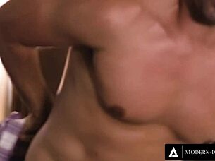 Cheating hubby bangs wife after nearly caught with sexy mistress!