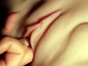 Practicing intense gouging fingering feels so good