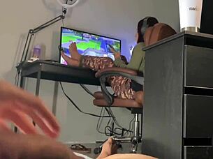 Brazilian stud jerks huge cock outdoors just for me