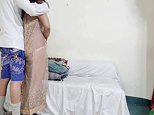 Indian wife chudai anal pounding by stranger husband watches