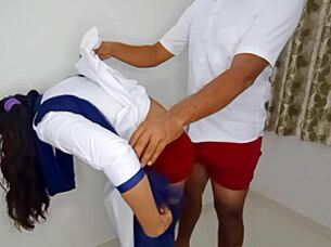 Classroom Komal Stopped for Wild Indian Schoolgirl Group Anal Fuck