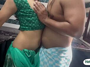 Desi Bhabhi Sucks Devar's Monster Cock In Shaved Pussy Romance