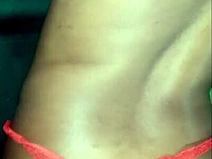 Latina cutie orgasms wildly on living room sofa