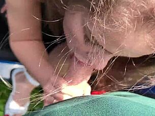 Taxi Driver Spots Wife Fingering Pussy Offers Cock Creampie Blowjob Ride Part 2