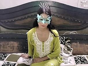 Gorgeous Indian Housewife Shabnam's Pussy Pounded Rough By Horny Lover Creampie!