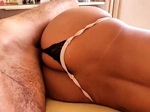 sharing bed led to anal creampie in stepmom's juicy pussy ugh