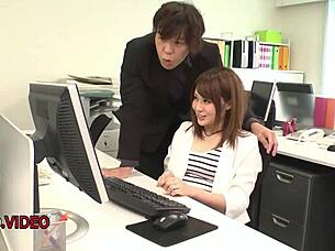 yumi maeda's stockings office blowjob ends in hardcore creampie thrill