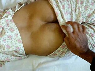 Arab granny spreads wide for intense interracial ass pounding