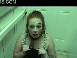 Lick that cum off my boot, you messy redhead degradation slave!