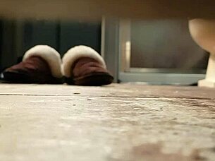 wife caught again blasting pussy with showerhead orgasm