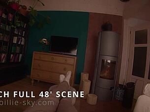 couple's wild 3some with double penetration and cumshots 😈🍆💦