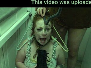 Lick that cum off my boot, you messy redhead degradation slave!