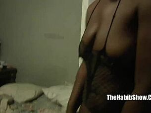 Ghetto Trap Freak Gets BBC Pounded In Hood